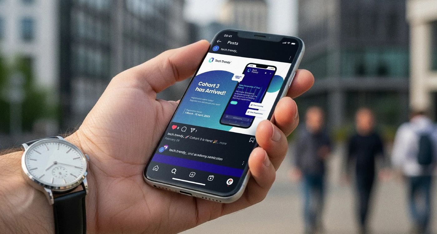 تصميم هوية بصرية – Tech Trendy