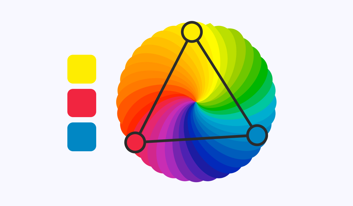 ألوان ثلاثية  Triadic