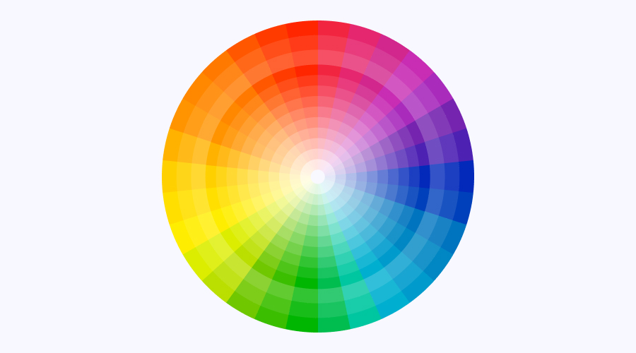 Color wheel عجلة الألوان